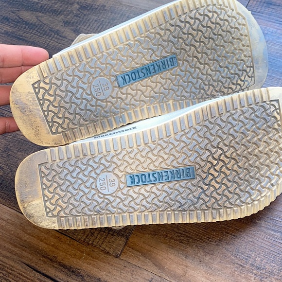 Birkenstock Cream Mules & Clogs - Picture 8 of 16